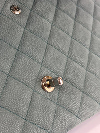 Maxi Jumbo Suede Caviar Teal SHW