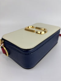 Snapshot Crossbody Bag in Red / White / Black