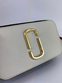 Snapshot Crossbody Bag in Red / White / Black
