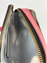 Snapshot Crossbody Bag in Red / White / Black