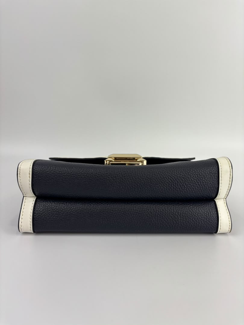 Whitney Large Leather Convertible Shoulder Bag GHW