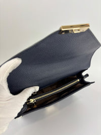 Whitney Large Leather Convertible Shoulder Bag GHW