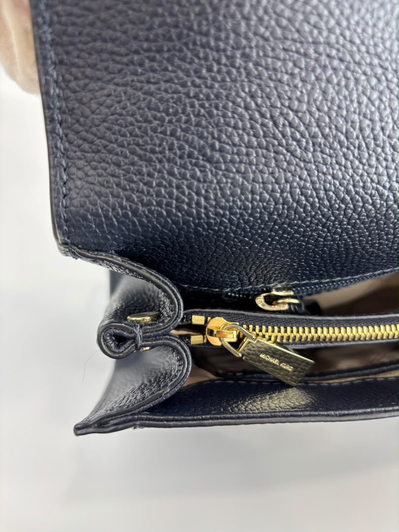 Whitney Large Leather Convertible Shoulder Bag GHW