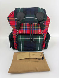 Tartan Patchwork Rucksack Backpack