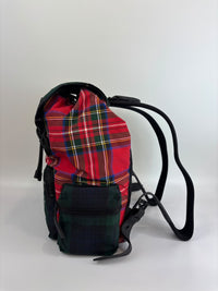 Tartan Patchwork Rucksack Backpack