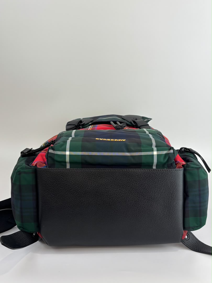 Tartan Patchwork Rucksack Backpack