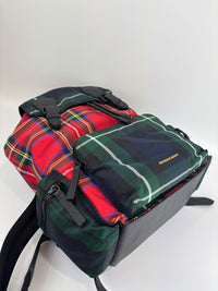 Tartan Patchwork Rucksack Backpack