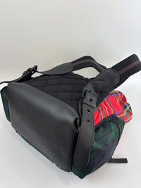 Tartan Patchwork Rucksack Backpack