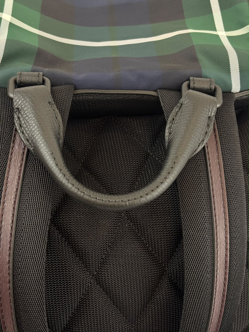Tartan Patchwork Rucksack Backpack