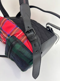 Tartan Patchwork Rucksack Backpack