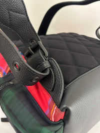 Tartan Patchwork Rucksack Backpack