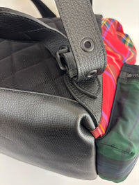 Tartan Patchwork Rucksack Backpack