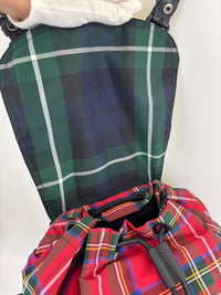 Tartan Patchwork Rucksack Backpack
