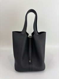 Picotin 22 Black Taurillon Clémence PHW