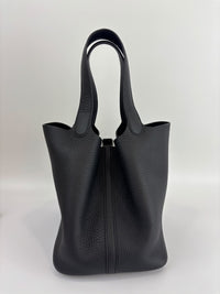 Picotin 22 Black Taurillon Clémence PHW