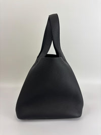 Picotin 22 Black Taurillon Clémence PHW