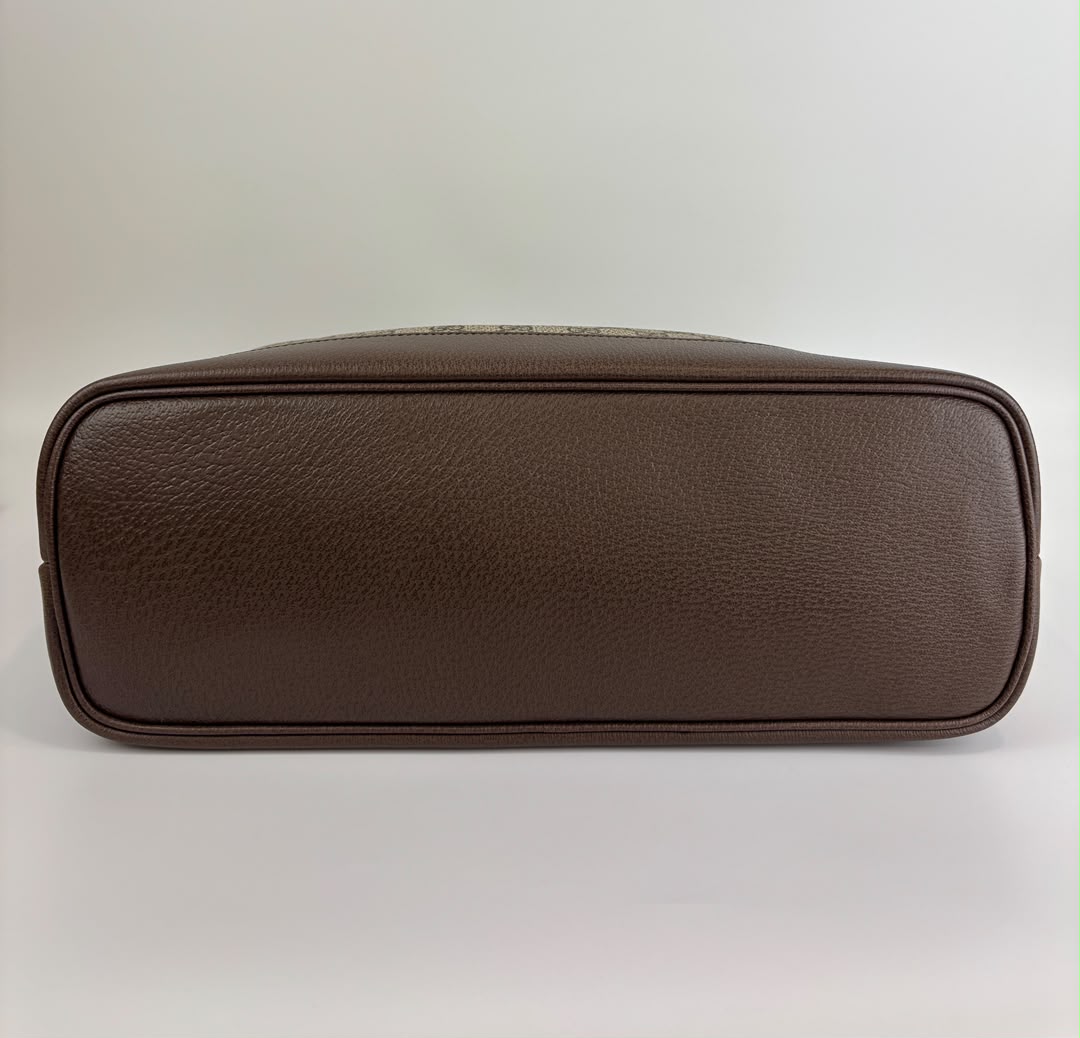 Medium Ophidia GG Supreme Monogram Tote Beige Ebony