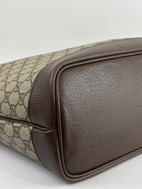 Medium Ophidia GG Supreme Monogram Tote Beige Ebony