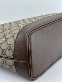 Medium Ophidia GG Supreme Monogram Tote Beige Ebony