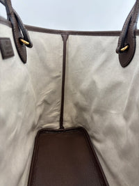 Medium Ophidia GG Supreme Monogram Tote Beige Ebony