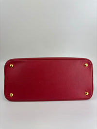 BN2558 Fuoco Saffiano Lux Promenade Bag