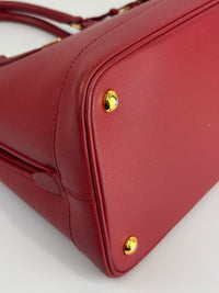 BN2558 Fuoco Saffiano Lux Promenade Bag