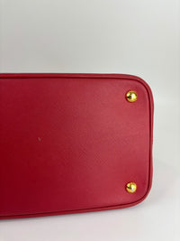 BN2558 Fuoco Saffiano Lux Promenade Bag