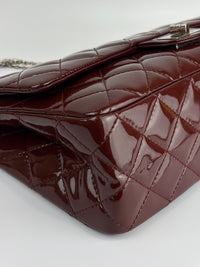 2.55 Reissue 227 Quilted Patent Leather in Burgundy SHW