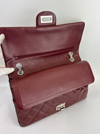 2.55 Reissue 227 Quilted Patent Leather in Burgundy SHW