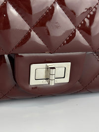 2.55 Reissue 227 Quilted Patent Leather in Burgundy SHW