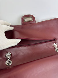 2.55 Reissue 227 Quilted Patent Leather in Burgundy SHW