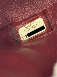 2.55 Reissue 227 Quilted Patent Leather in Burgundy SHW