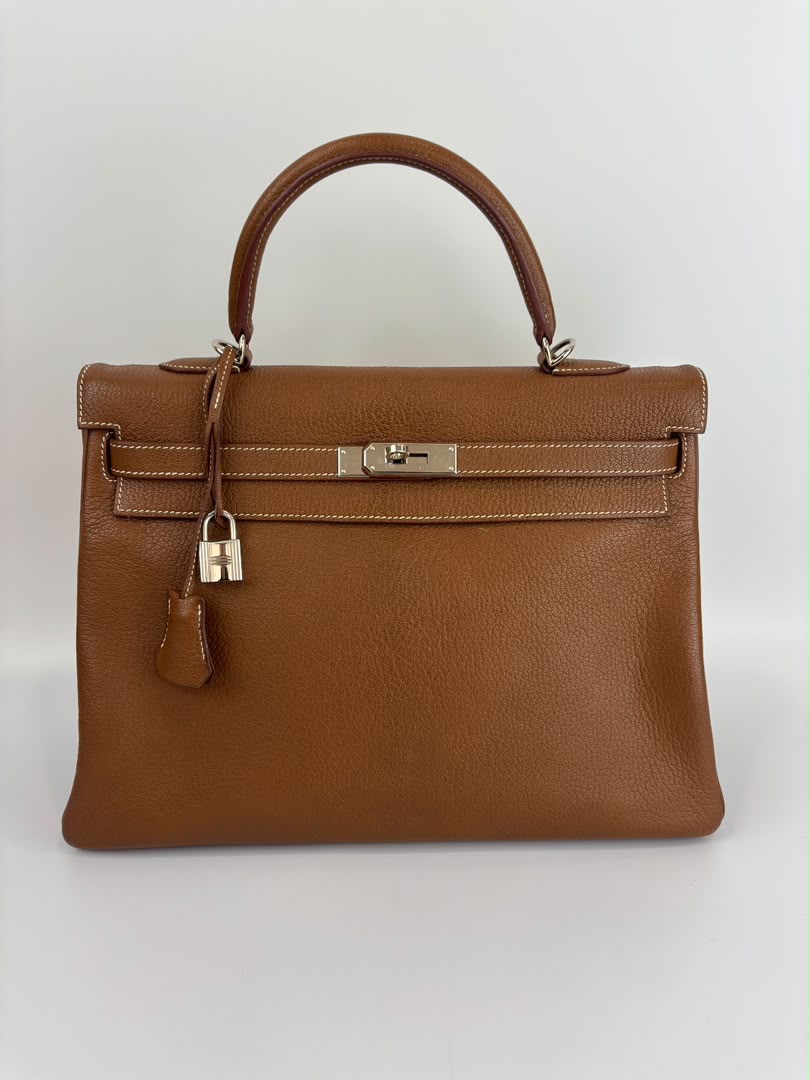 Kelly 35 Retourne Chèvre Mysore Gold PHW