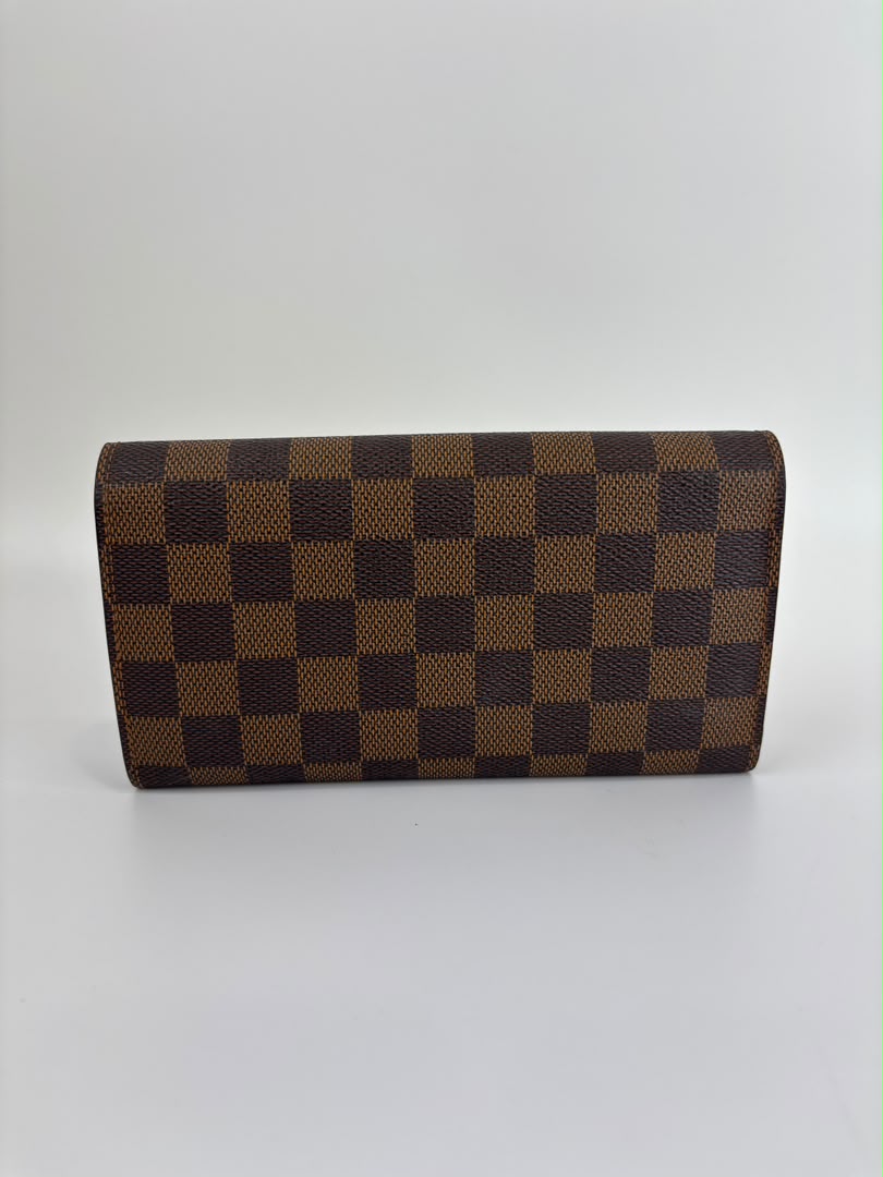 Sarah Wallet in Damier Ebene