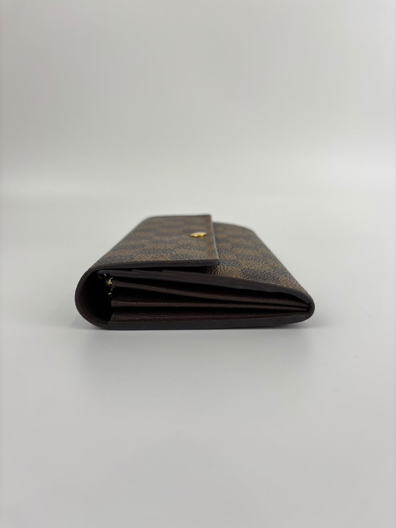 Sarah Wallet in Damier Ebene