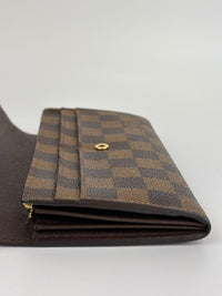 Sarah Wallet in Damier Ebene