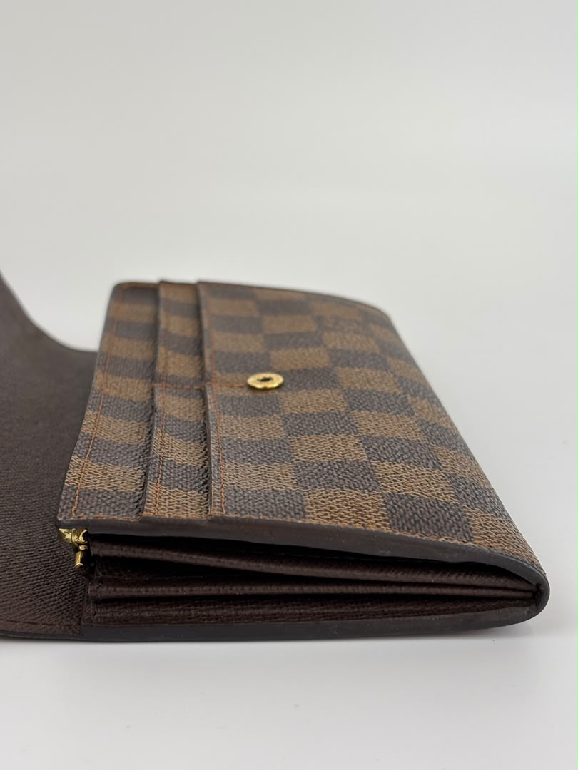 Sarah Wallet in Damier Ebene