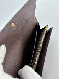 Sarah Wallet in Damier Ebene