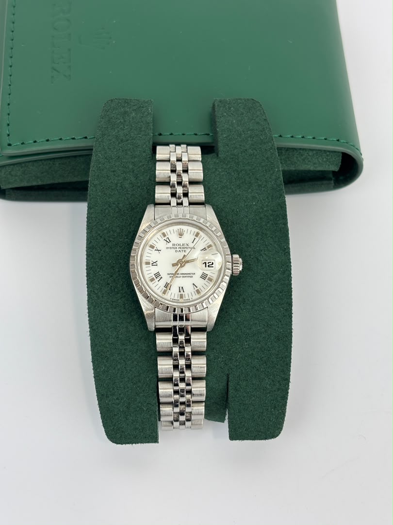 Lady-Datejust 26 White Roman 69174
