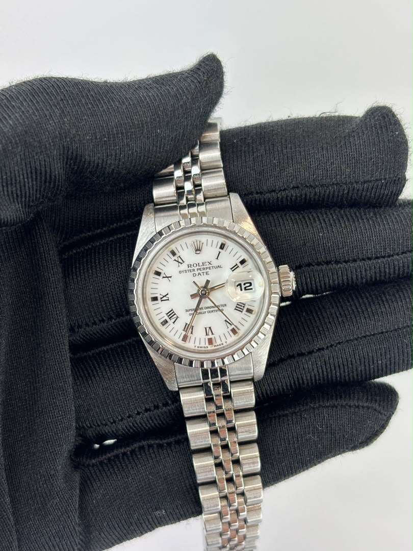 Lady-Datejust 26 White Roman 69174
