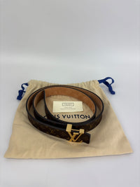 Mini Monogram 25mm LV Initiales Belt Size 80