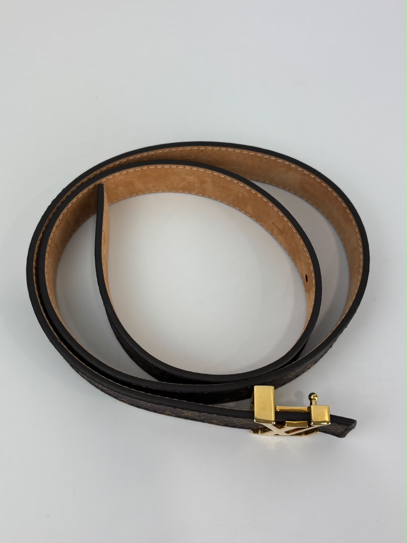 Mini Monogram 25mm LV Initiales Belt Size 80
