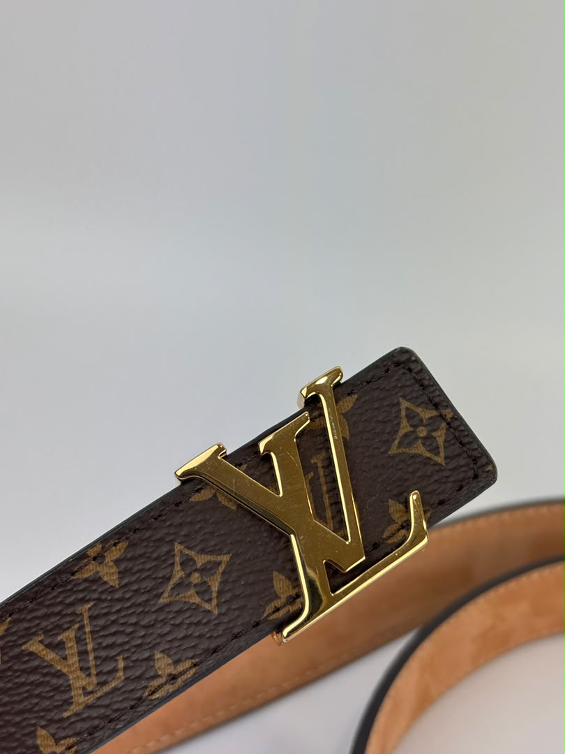 Mini Monogram 25mm LV Initiales Belt Size 80