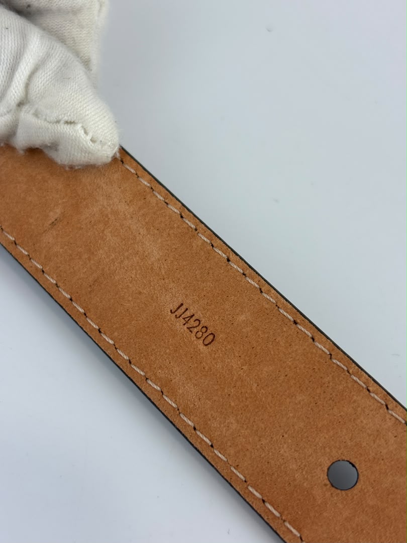 Mini Monogram 25mm LV Initiales Belt Size 80