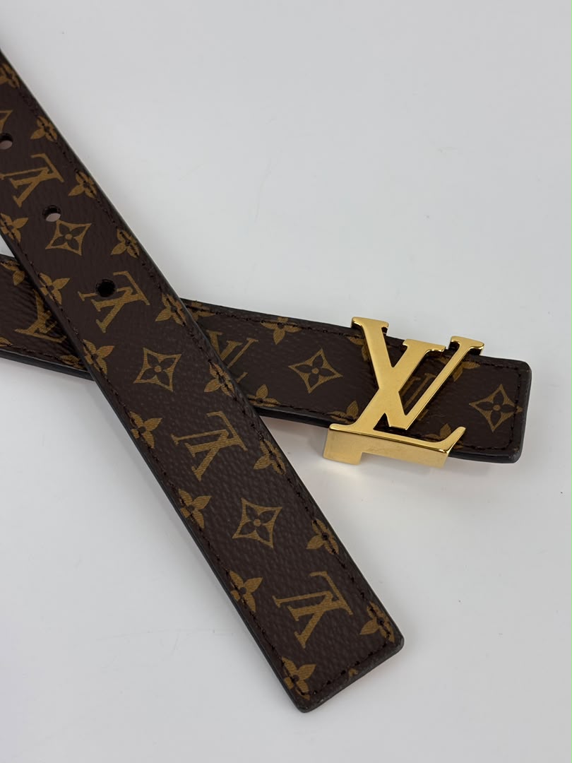Mini Monogram 25mm LV Initiales Belt Size 80