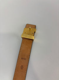 Mini Monogram 25mm LV Initiales Belt Size 80
