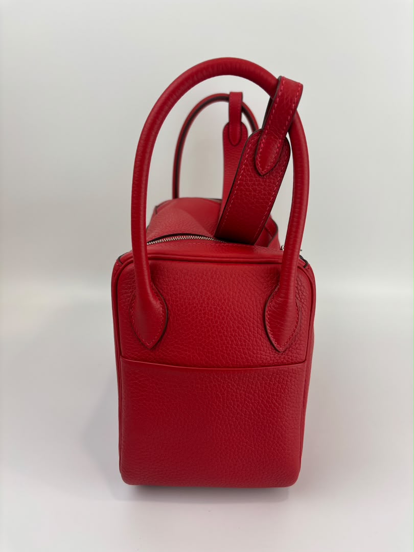 Lindy 26 Rouge Casaque Clemence Leather PHW