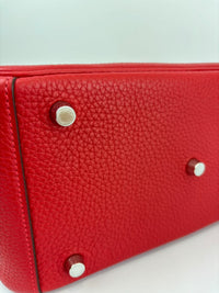 Lindy 26 Rouge Casaque Clemence Leather PHW