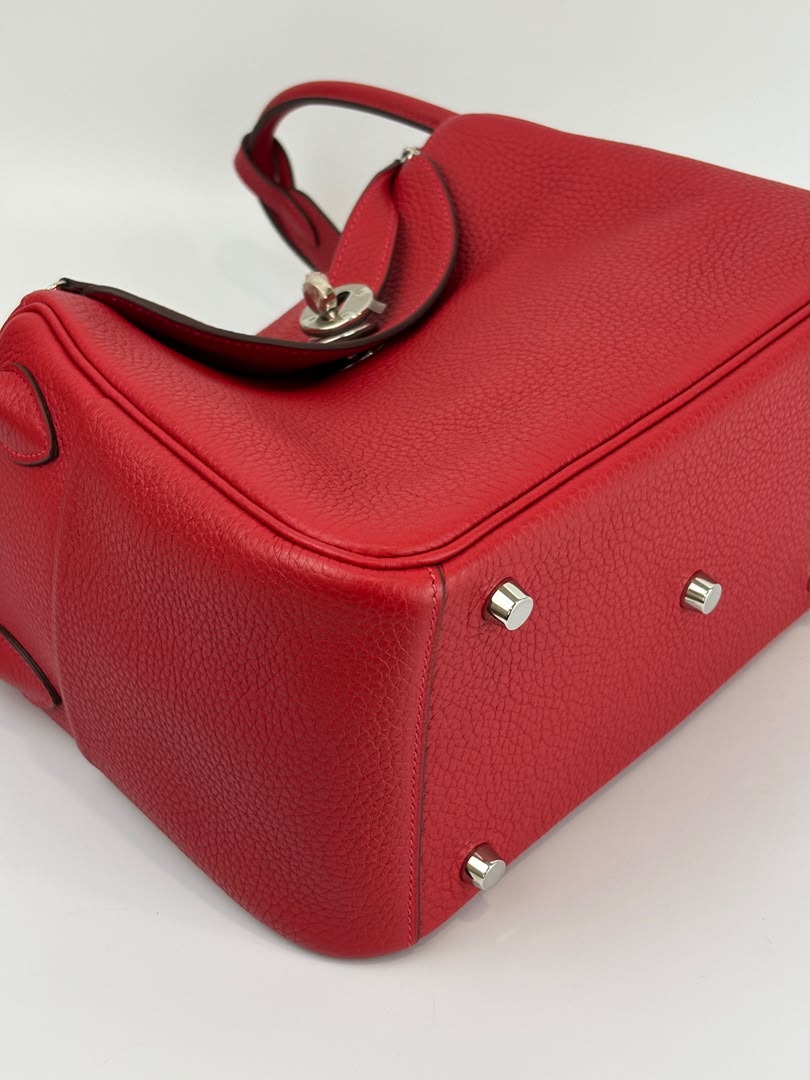 Lindy 26 Rouge Casaque Clemence Leather PHW