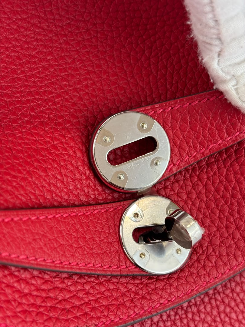 Lindy 26 Rouge Casaque Clemence Leather PHW
